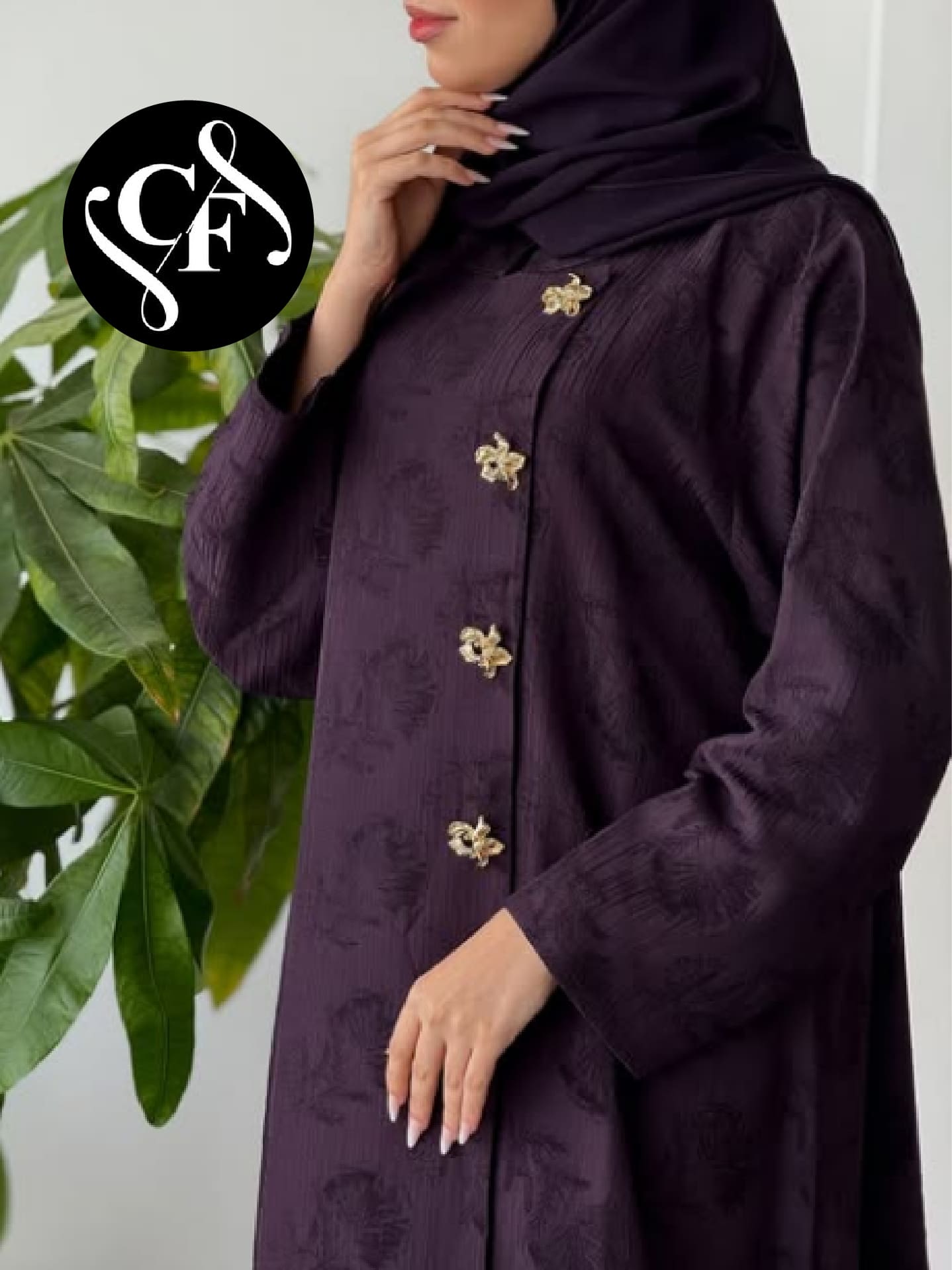 عباءة مشرقية -حضور فخم وأناقة عالية- - الصورة 2